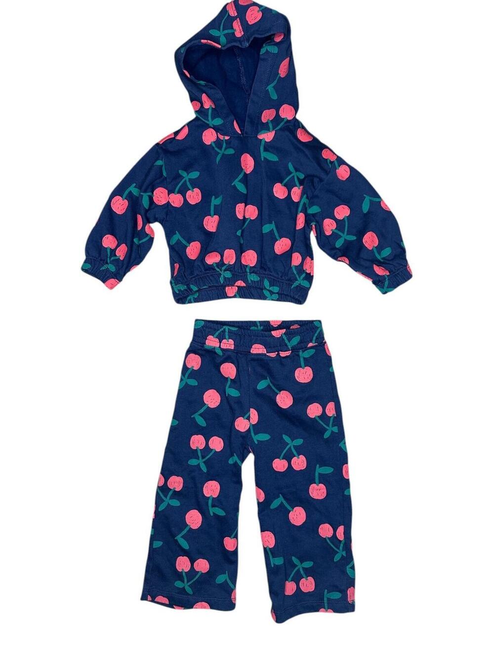 Old Navy Hearts Hoodie Pants Set Toddler 3T